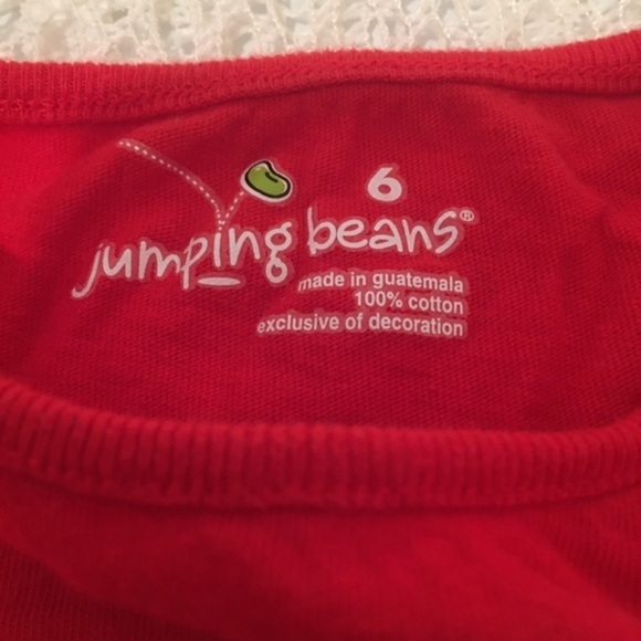 🔥$4/20 JUMPING BEANS Girls long sleeved T shirt - size 6 - Picture 4 of 4